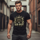 Recherche de loup féroce tshirts Crocs