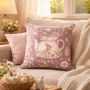 Recherche de lapin rose coussins Fleurs roses