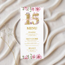 Recherche de quinceañera menus Floral