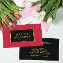 Recherche de rouge noir cartes visite Professionnel