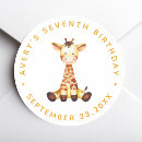 Recherche de girafes autocollants Pour enfants