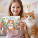Recherche de chat mignon vœux cartes Animal de compagnie