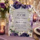 Recherche de de 100 ans invitations Fleurs