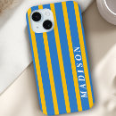 Recherche de jaune et bleu iphone coques Rayures