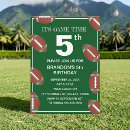 Recherche de garçon de 5 ans invitations Football