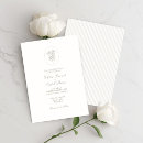 Recherche de rayure florale invitations Classique