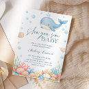 Recherche de coquillages bleus invitations Aquarelle