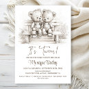 Recherche de bébés jumeaux invitations Mignon