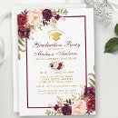 Recherche de remise diplôme invitations Fleurs