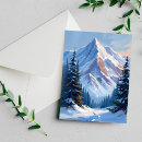 Recherche de arbres neige couverts vœux cartes Paysage