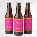 Recherche de mariage bière étiquettes Minimaliste