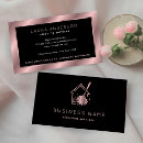 Recherche de entretien de maison cartes visite Or rose