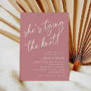 Recherche de dusty pink bridal shower invitations Simple