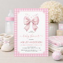 Recherche de gingham baby shower fille invitations Pour enfants