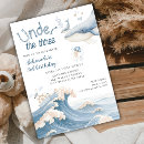 Recherche de under the sea anniversaire invitations Vie marine