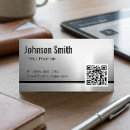 Recherche de finition métallique cartes visite Professionnel