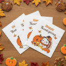 Recherche de thanksgiving serviettes Citrouille