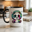 Recherche de panda mignon tasses Heureux