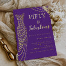 Recherche de 13x18 50ans anniversaire invitations Vintage