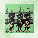 Recherche de notes musicales carreaux Vintage