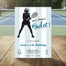 Recherche de tennis pour des anniversaire invitations Bleu