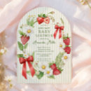 Recherche de partie fraise invitations Future maman