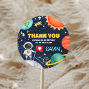 Recherche de astronautes autocollants Fête d'anniversaire