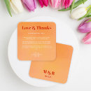 Recherche de mini remerciements cartes Monogramme