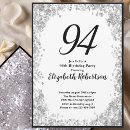 Recherche de son quatre vingtième anniversaire invitations Élégant