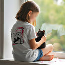Recherche de japonaise fille tshirts Chat noir