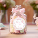 Recherche de rose poudre autocollants Merci