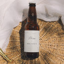 Recherche de mariage bière étiquettes Élégant