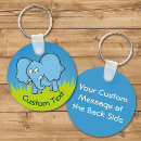 Recherche de éléphant bleu porteclés Animal