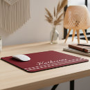 Recherche de cursif tapis souris Monogramme