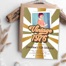 Recherche de 1976 anniversaire invitations Vintage