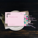 Recherche de fuchsia rose cartes visite Code qr