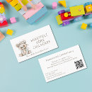 Recherche de ours de nounours cartes visite Customer