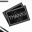 Recherche de monogramme toutes vœux cartes Noir et blanc