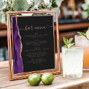 Recherche de pourpre mariage menus Invités
