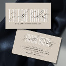 Recherche de studio de tatouage cartes visite Élégant