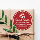 Recherche de logo rouge autocollants Moderne