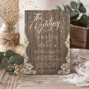 Recherche de bois et dentelle mariage invitations Couple