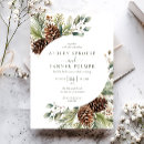 Recherche de invitation à un hivernal mariage invitations Élégant