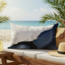 Recherche de bleu argent coussins Élégant