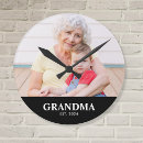 Recherche de mamie horloges Noir blanc