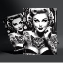 Recherche de tatoué cartes postales Fille tatouée