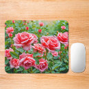 Recherche de pétales roses tapis souris Floraison