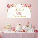 Recherche de vintage banderoles Aquarelle rose floral