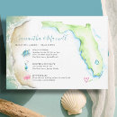 Recherche de florida beach mariage invitations Tropical