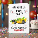 Recherche de voiture anniversaire cartes Pour enfants